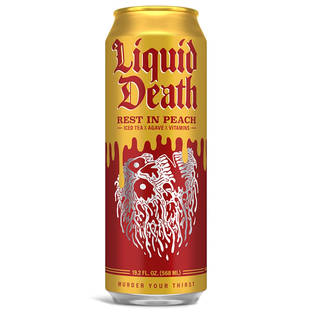 Liquid Death Rest in Peach Tea Single, 19.2 FZ